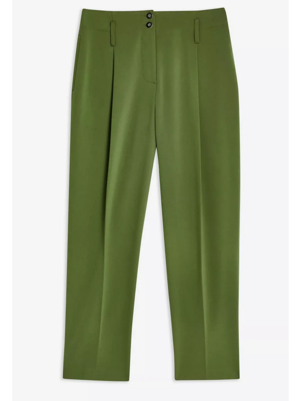 Topshop Green Peg Button Trousers